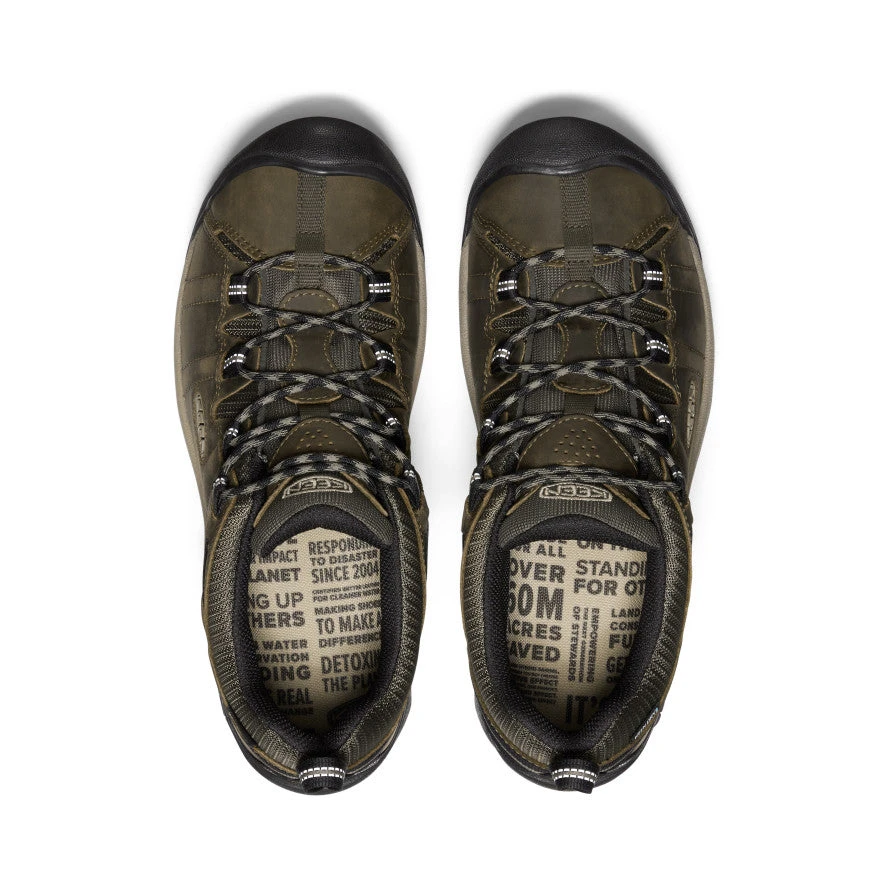 Keen Men's Targhee II Waterproof | Dark Olive/Plaza Taupe 6 Keen Men's Targhee II Waterproof | Dark Olive/Plaza Taupe - Image 4