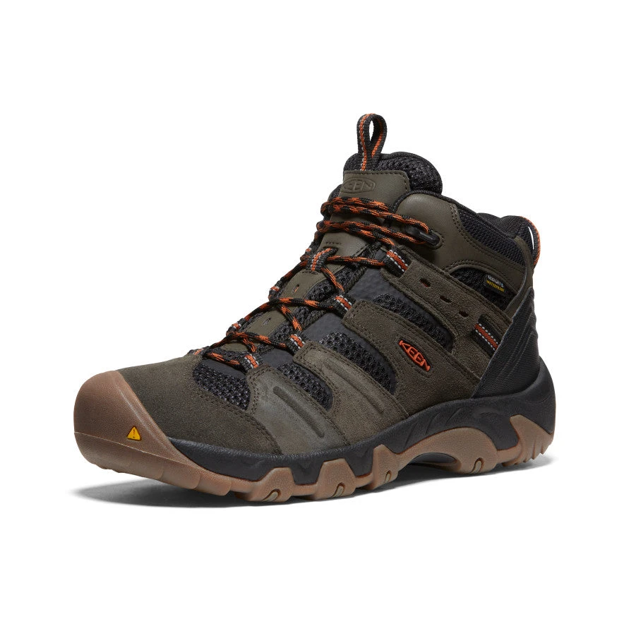 Keen Men's Headout Waterproof Hiking Boot | Black Olive/Fossil Orange 5 Keen Men's Headout Waterproof Hiking Boot | Black Olive/Fossil Orange - Image 3