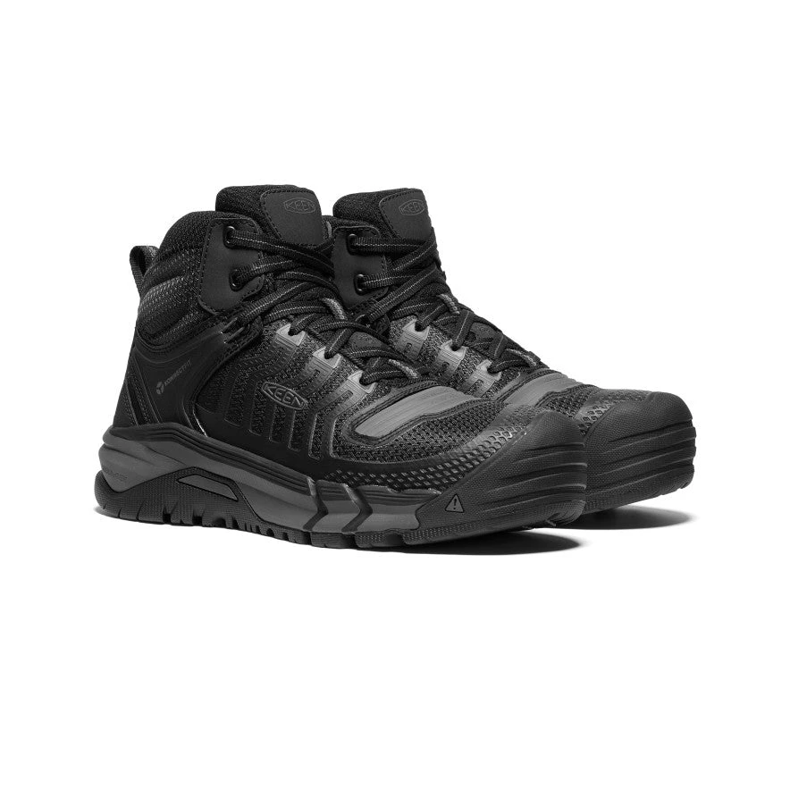 Keen Men's Kansas City Mid (Carbon-Fiber Toe) | Black/Gun Metal 4 Keen Men's Kansas City Mid (Carbon-Fiber Toe) | Black/Gun Metal - Image 2