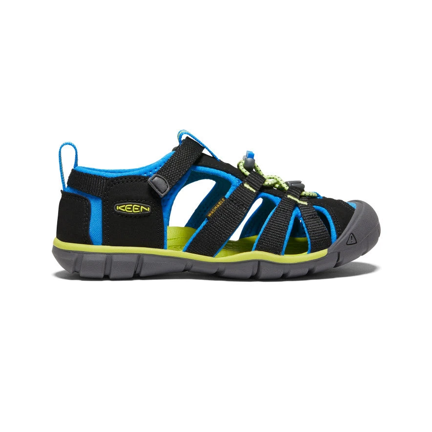 Keen Little Kids' Seacamp II CNX | Black/Brilliant Blue 3 Keen Little Kids' Seacamp II CNX | Black/Brilliant Blue
