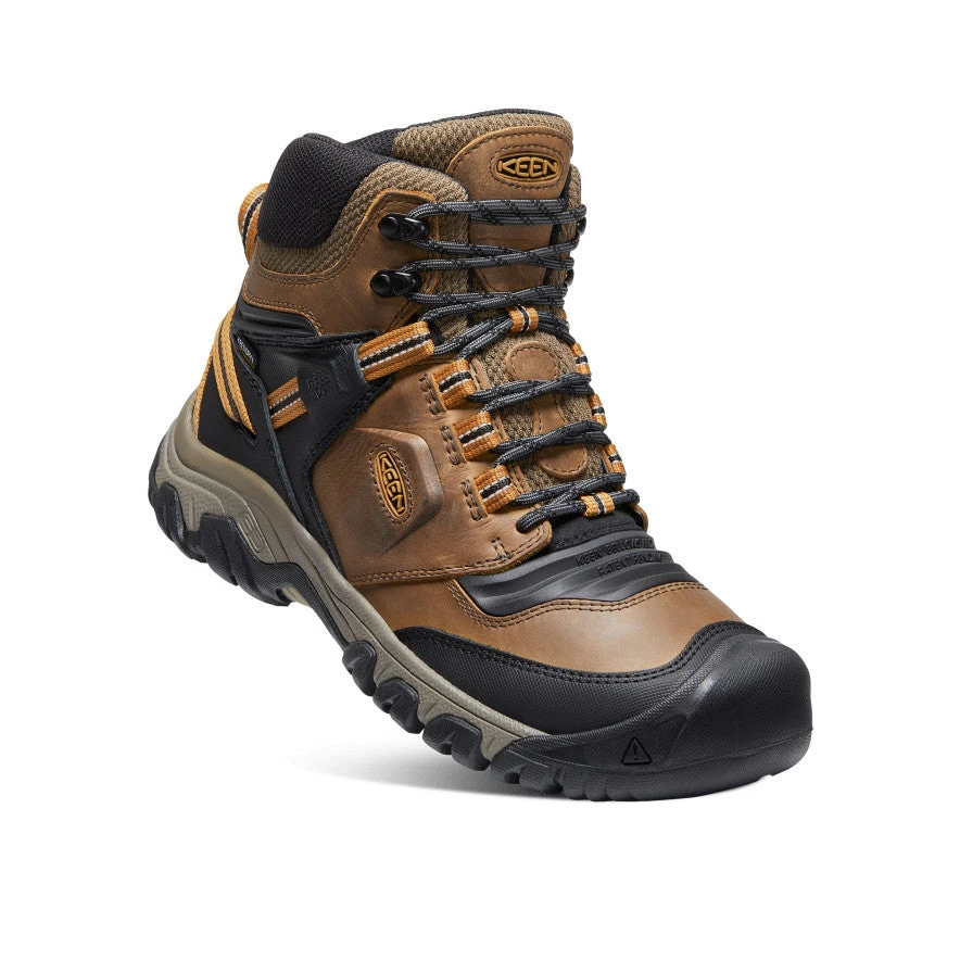 Keen Men's Ridge Flex Waterproof Boot | Bison/Golden Brown 5 Keen Men's Ridge Flex Waterproof Boot | Bison/Golden Brown - Image 3